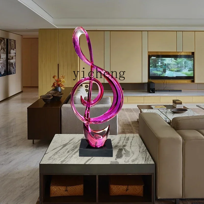 ЗВС. Современный минималистичный скульптура из смолы для музыкальной ноты