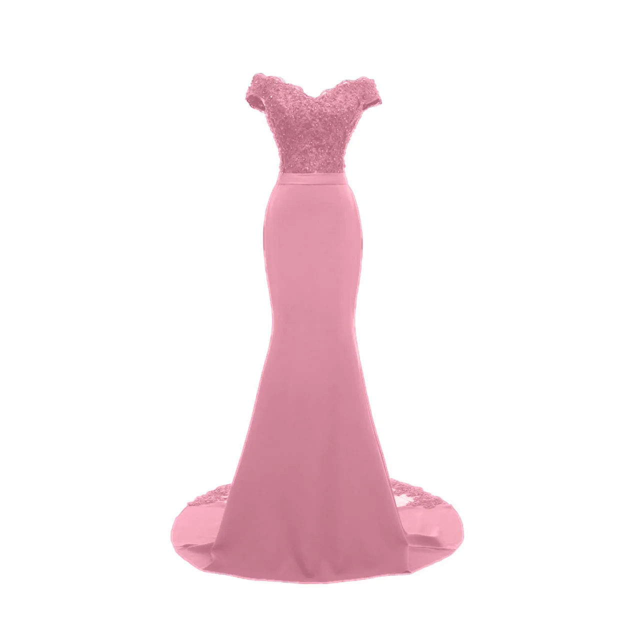 

Вечерние кружевные платья с открытыми плечами и аппликацией из бисера