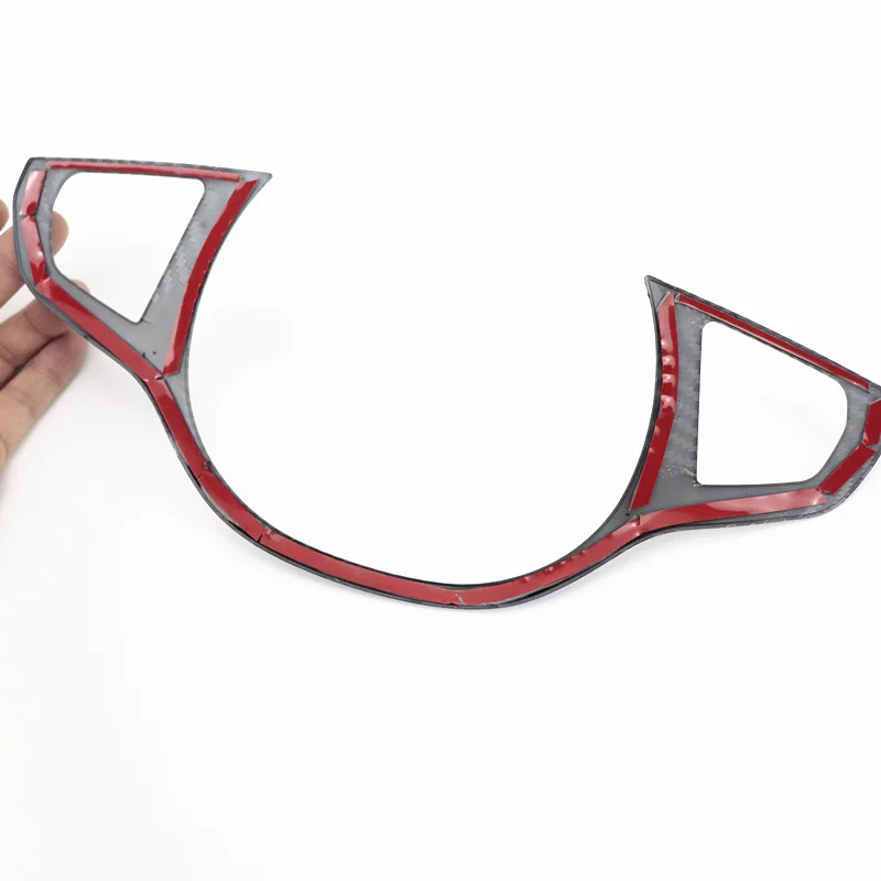 for BMW X3 X4 (G01/G02) 2018 2019 2020 2021 M sports stars steering wheel trim ABS material carbon fibre 3D accessories