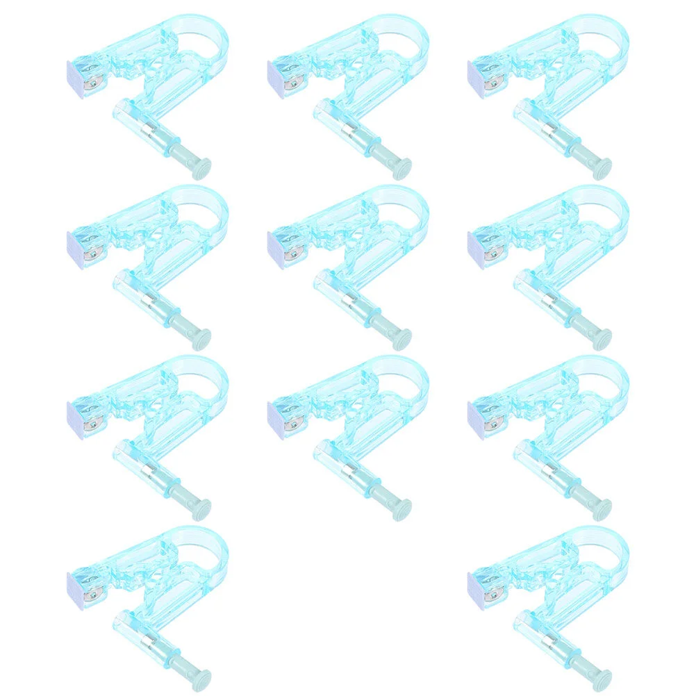 

10 шт., одноразовые серьги-гвоздики для пирсинга