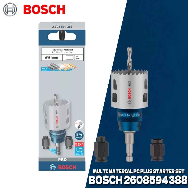 

Bosch PRO Multi Material PC Plus Стартерный набор для ударных дрелей