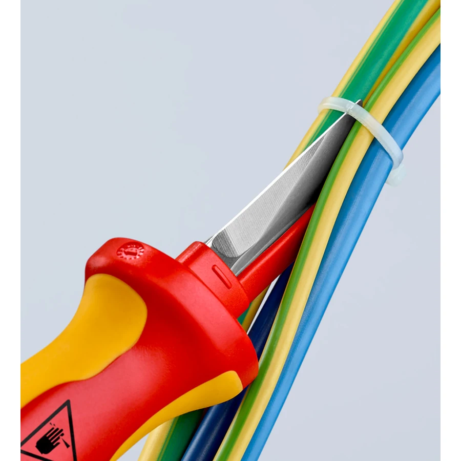 Нож электрика KNIPEX 9854 с изоляцией 1000 В VDE