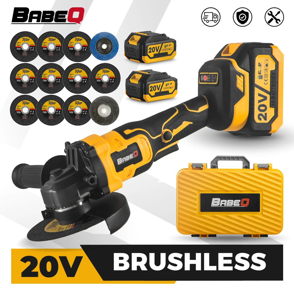 125 мм M14 Бесщеточная угловая шлифовальная машина 3 передачи Переменная