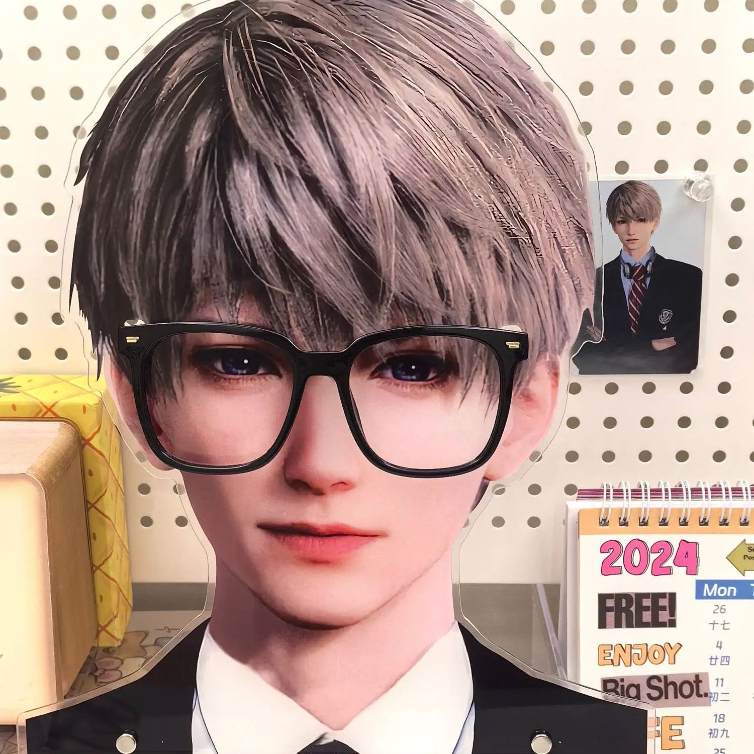 Любовь и deepspace Qi yu Li shen Shen xinghui оправа для очков стеллаж хранения настольные