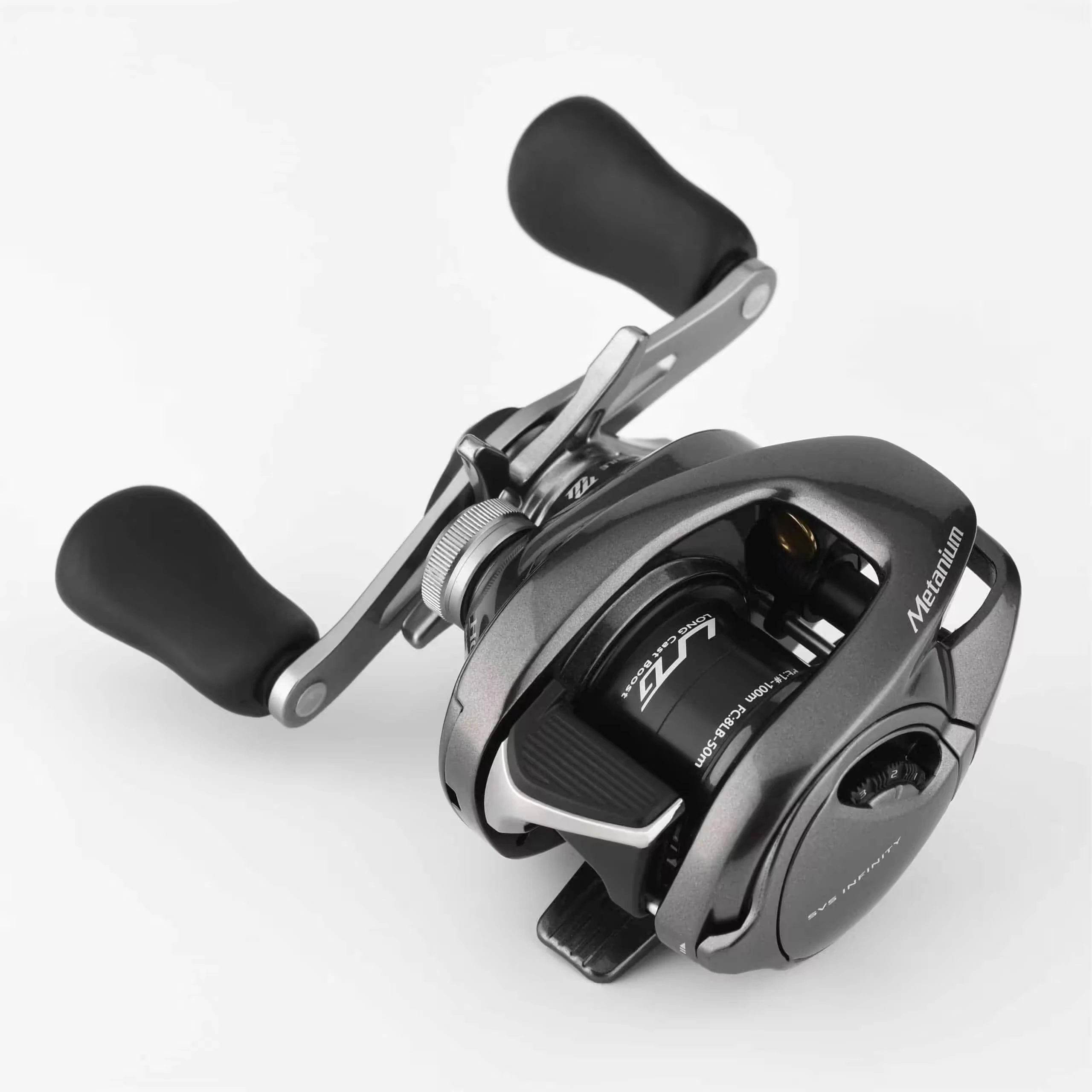 Фото Катушка GOMEXUS MT120 из сверхпрочного дюралюминия для 20/22 Metanium 8 LB 50м, 1 PE 100м, 0.8 PE 120м №4