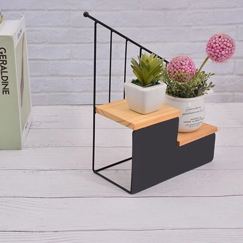 

Stair Desktop Decoration Creative Decorations Stair Micromodel Iron Handrails Cafe Milk Tea Shop Western Restaurant Artwork