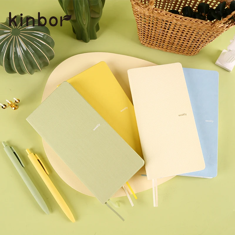 Kinbor 2023 неделя Φ журнал Noteook Todolist запись управления временем книжка план