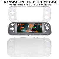 transparent pc crystal shell protective case clear protector cover for nintend switch lite game console support dropshipping