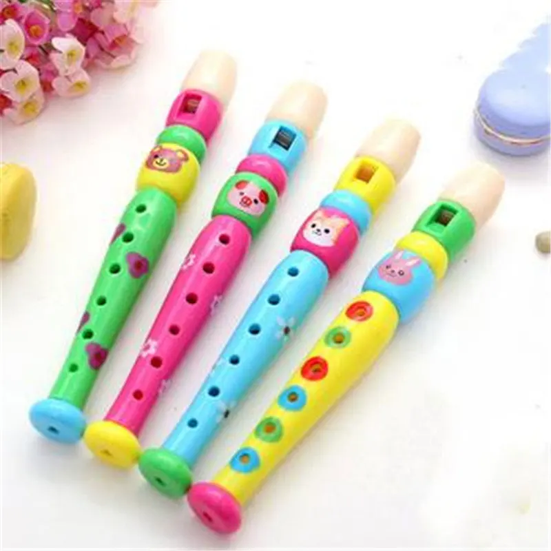 

Hot Selling Wooden Plastic Kid Piccolo Musical Instrument Early Education Six Holes Clarinet Play Music Toys