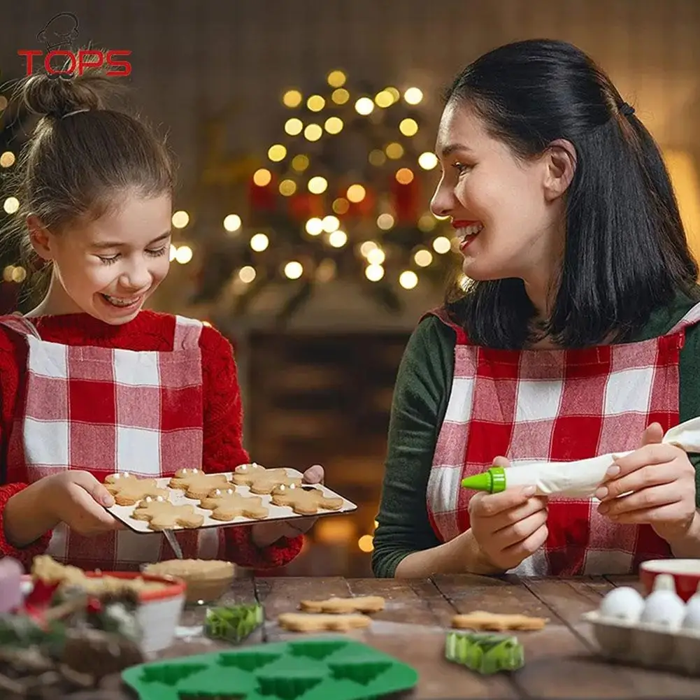

Силиконовая форма в виде рождественской елки для выпечки, «сделай сам», Подарочные инструменты для шоколада, силиконовая декоративная форма для праздничного торта, мыла, Y2y3
