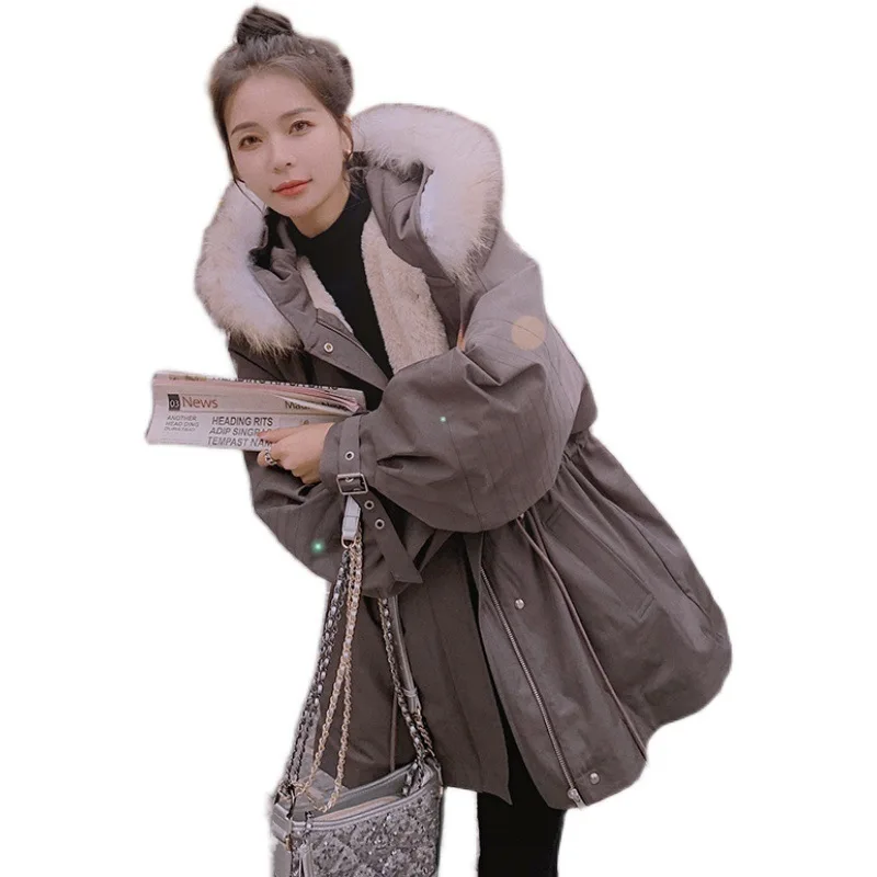 Winter Style Overcomes Cotton Clothes Women's Plush Thickened Short Cotton Jacket