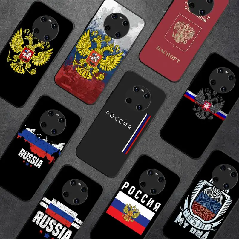 

Russia Russian Flags Emblem Phone Case For Huawei Y5 Y62019 Y52018 Y92019 funda case for 9prime2019
