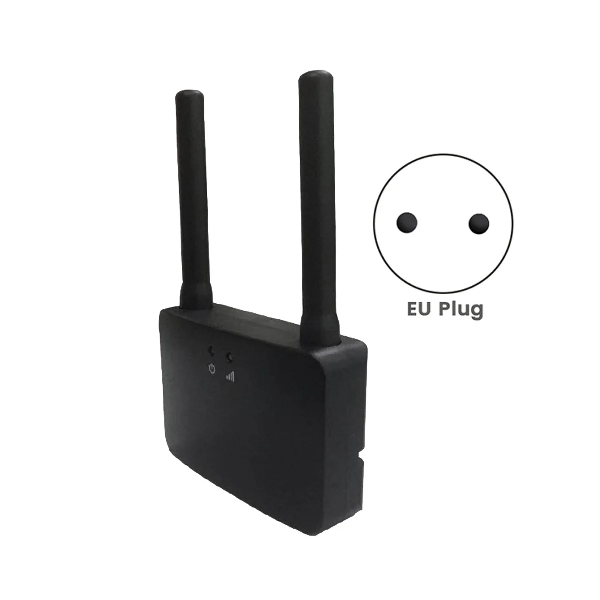 Усилитель сигнала беспроводной 433 МГц с вилкой европейского стандарта