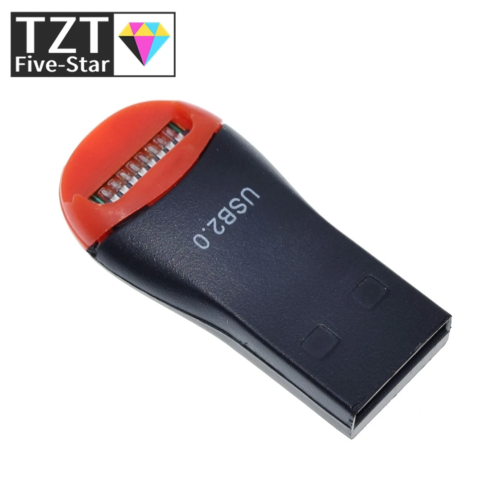 Фото USB-адаптер TZT 1/3/5 шт. USB 2.0 для карт памяти Micro SD/SDHC/TF, мини-адаптер для ноутбука №4