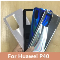 6 1 for huawei p40 back battery cover for huawei p40 housing rear glass door panel case covers adhesive