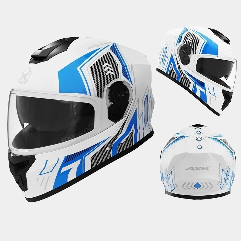 Мотоциклетный шлем спортивный унисекс axk 902 для мотокросса анфас гоночные шлемы