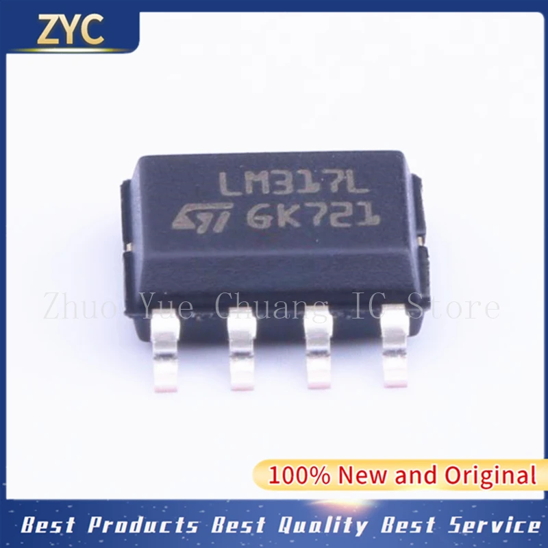 10 шт./лот LM317LD13TR LM317L SOP-8 100% Новый оригинальный IC чип