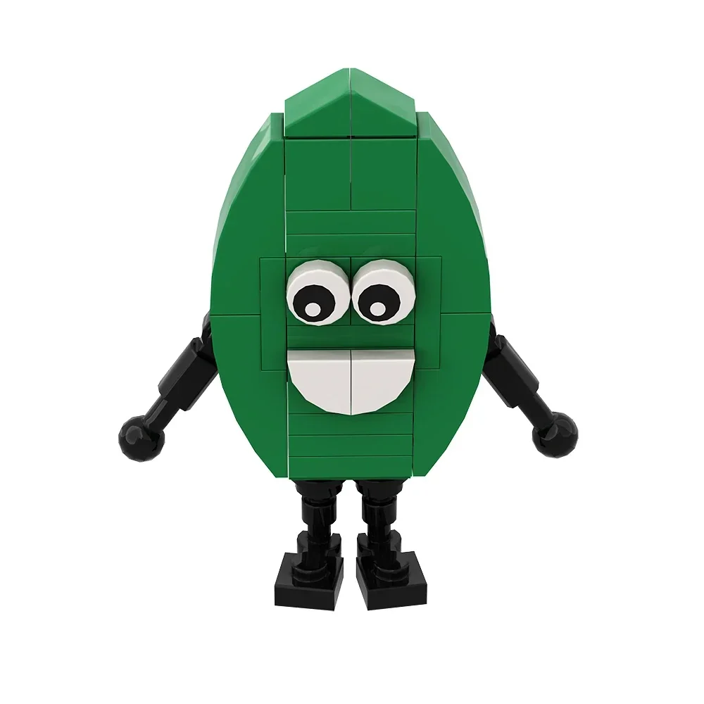 Gobrick MOC сражение за остров мечты кирпичи плюшевая игрушка листья огненный цветок