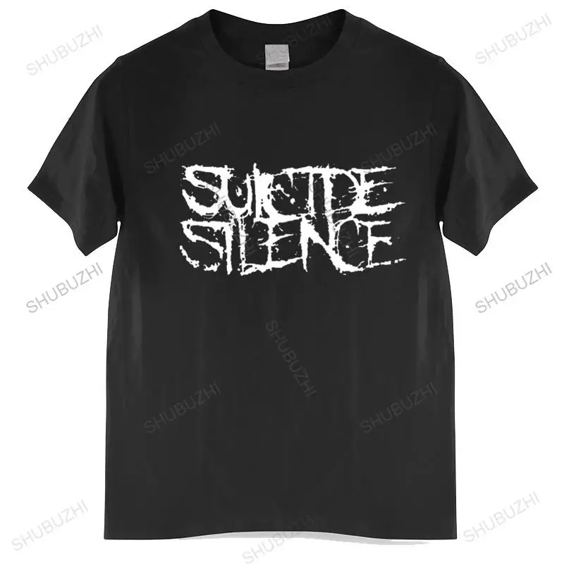 

summer t-shirt men brand teeshirt Suicide Silence Logo Black T-Shirt Rock Mens T-shirt Euro size TOPS fashion shubuzhi brand