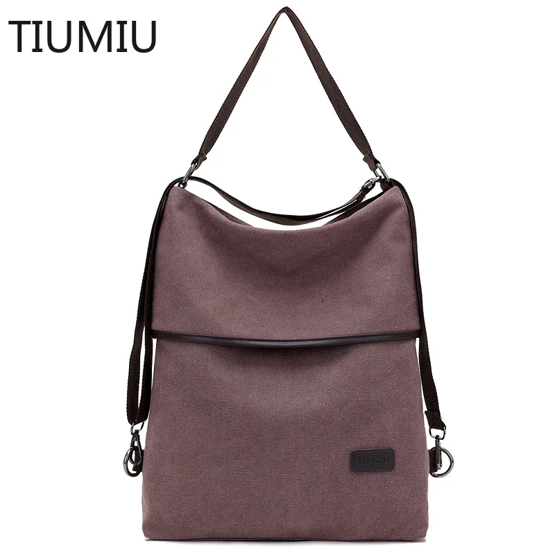 

TIUMIU New 6 Color Multifunction Canvas Bags High Quailty Casual Fashion Women Bags Large Capacity Travelling Bag For Women
