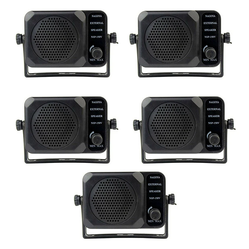 

Внешний мини-динамик 5x Nagoya NSP-150V 3,5 мм NSP150V, Громкий динамик для QYT YAESU Anytone ICOM KENWOOD CB автомобильное радио, бесплатная доставка