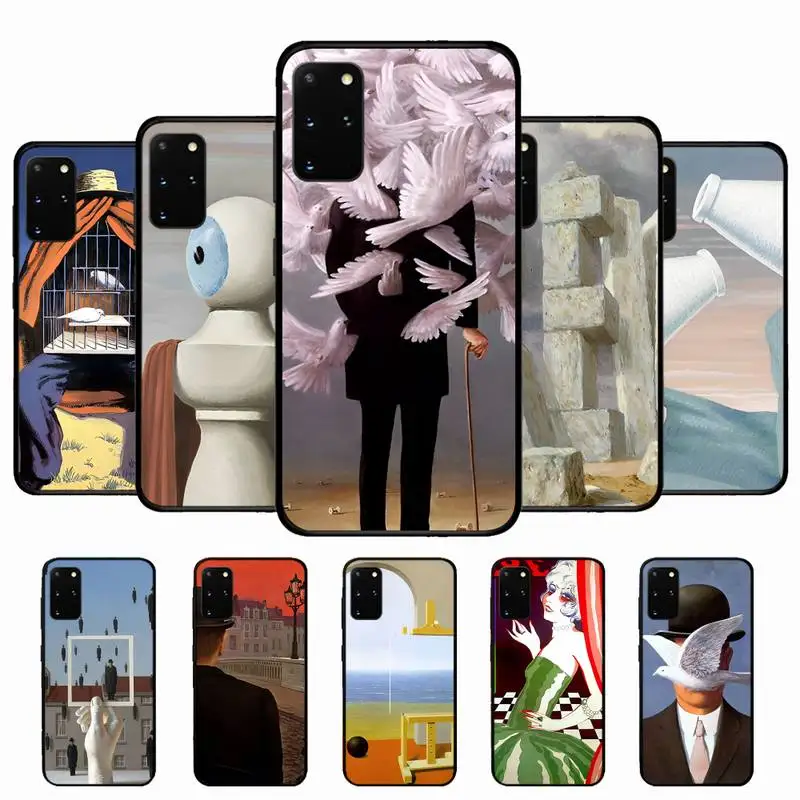

Rene Magritte Phone Case for Samsung S10 21 20 9 8 plus lite S20 UlTRA 7edge