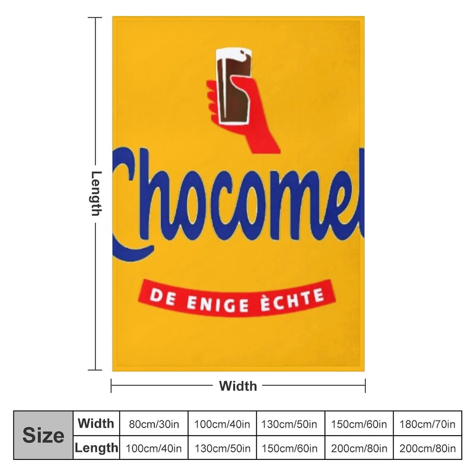 Шоколадное одеяло Chocomel плед для путешествий теплое дивана