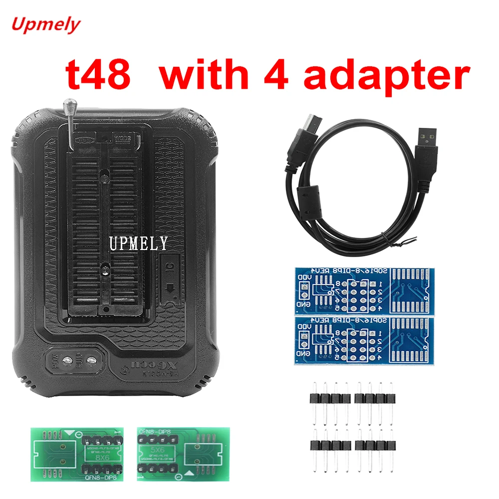 XGecu NEW T48 (TL866-3G) программатор с поддержкой 31000 + микросхем для SPI/Nor/NAND Flash/EMMC BGA/TSOP/SOP/PLCC