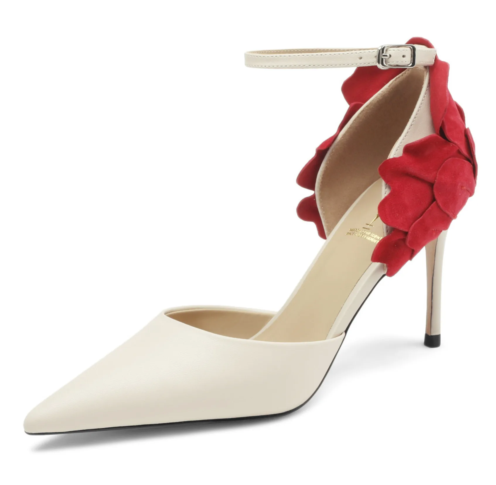 

Женские босоножки с пряжкой ENMAYER, летние сандалии из натуральной кожи на тонком высоком каблуке, разные цвета, 2023