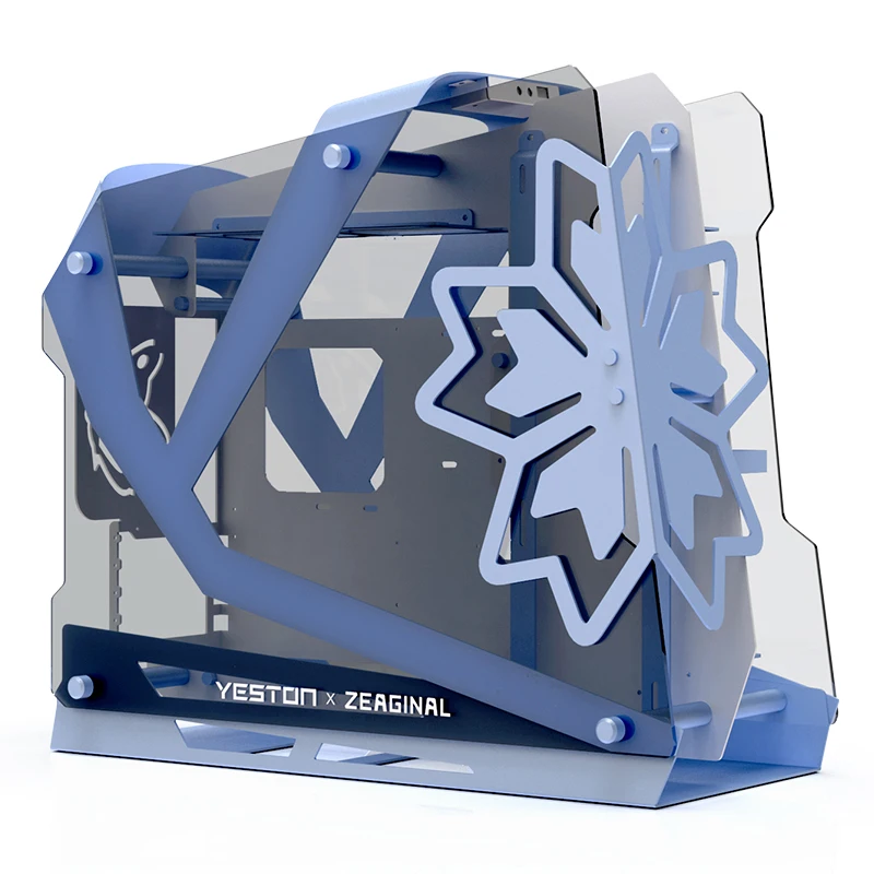 

Yingtong ZC-09 Cherry ученик цветок свадьба Ограниченная серия MATX полностью алюминиевый рабочий компьютер хост с водяным охлаждением