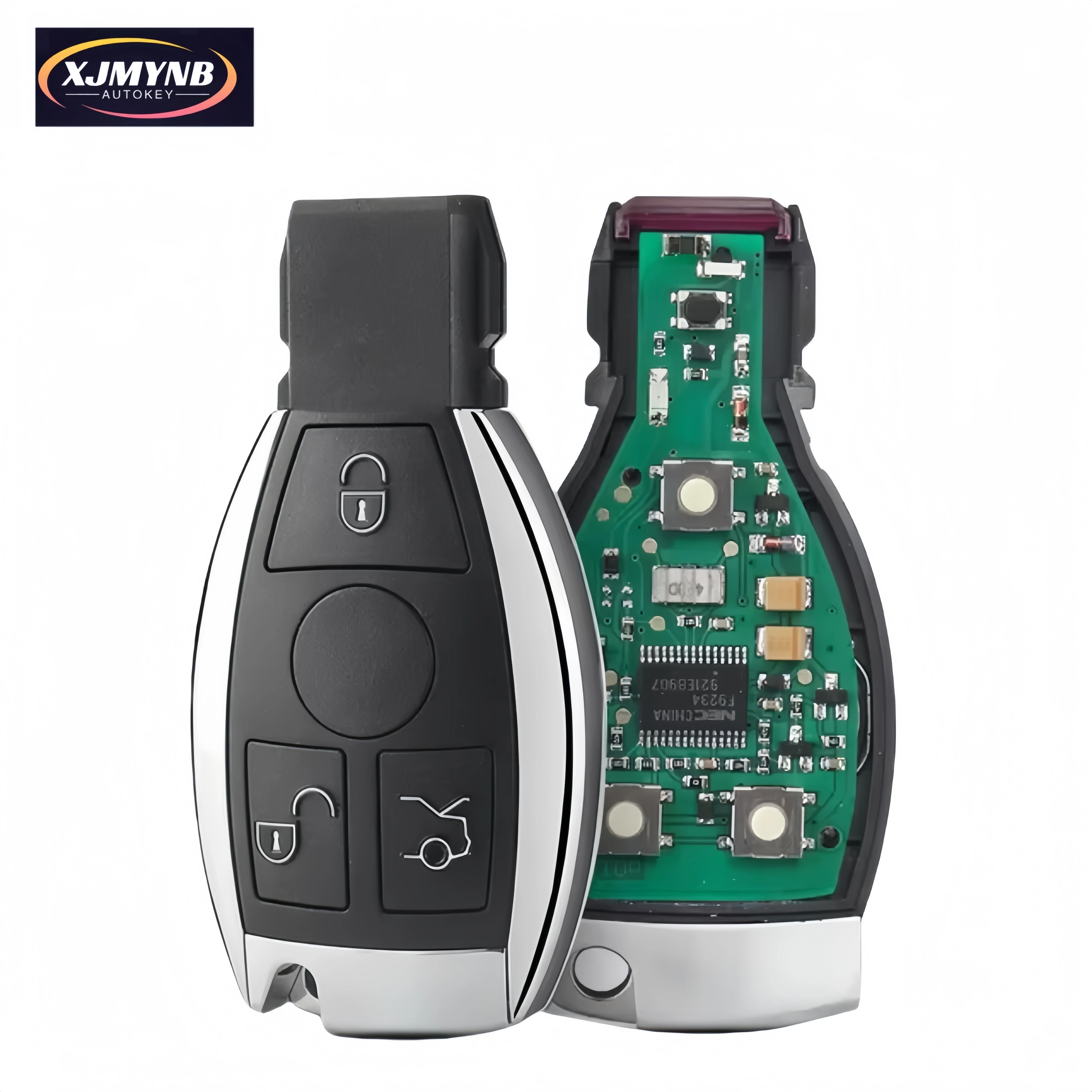 

XJMYNB 315/433 МГц Умный дистанционный автомобильный ключ для Mercedes Benz A B C E S G R CL CLK SLK ML Class Sprinter BGA и чип NEC 2/3/4 BTN