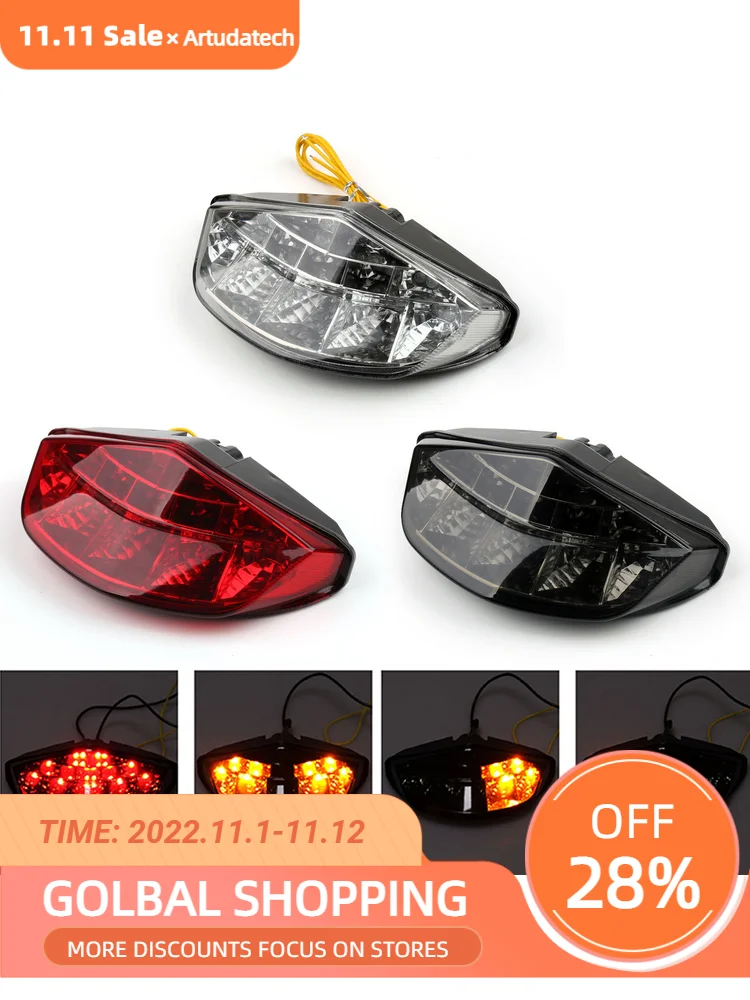 

Artudatech For DUCATI Monster 696 795 796 / 1100 EVO Diesel Integrated LED Tail Light Turn signals 1100EVO