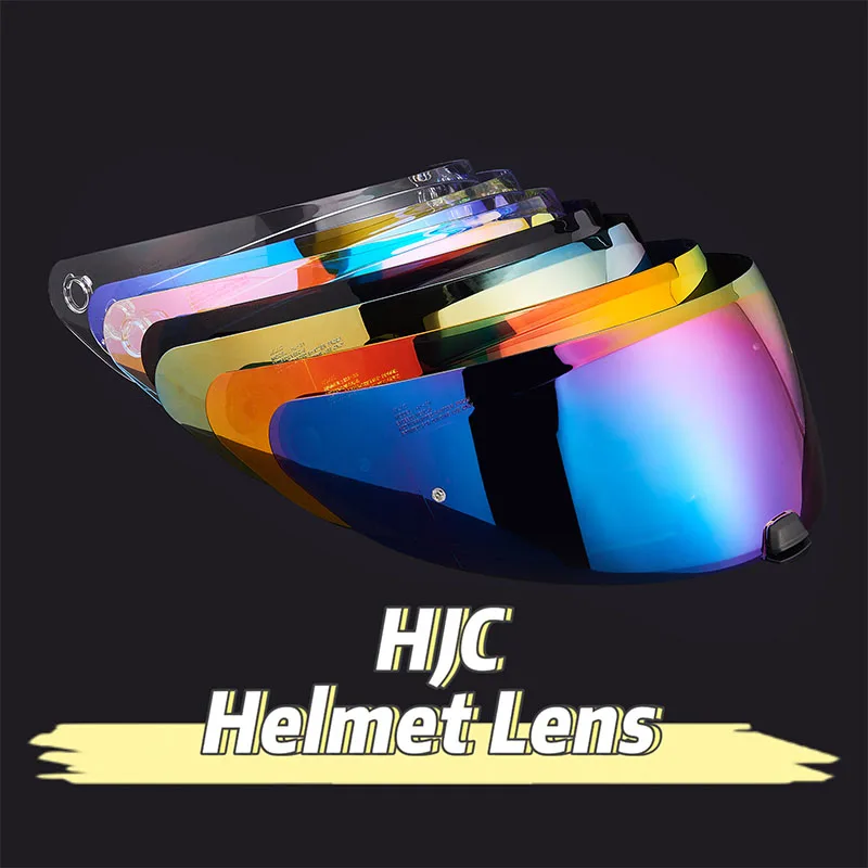 HJ-31 Motorcycle Full Face Helmet Visor Lens Case for HJC I70 I10 Anti-UV Dustproof Lens Accessories Visor 9 Color Available