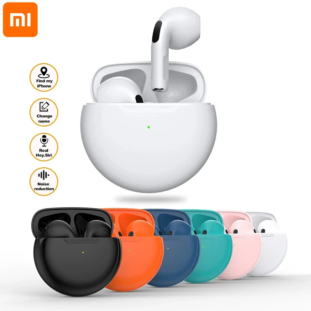 

Беспроводные наушники Xiaomi Air Pro 6 TWS, стерео Hi-Fi гарнитура 8D с микрофоном, Tws Bluetooth наушники с шумоподавлением, новинка 2022