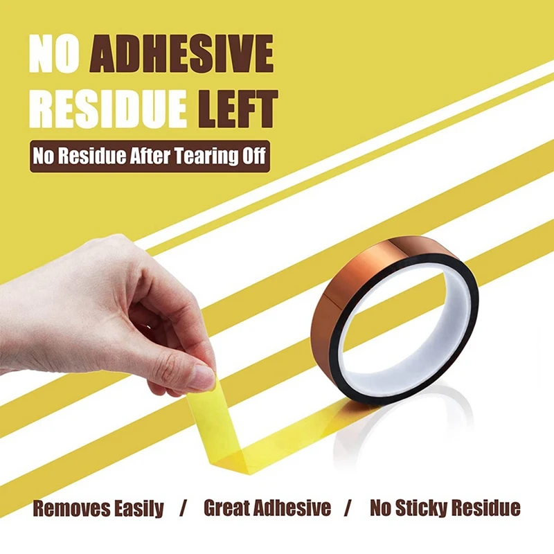 

4 Rolls High Temperature Resistant Tape Heat Transfer Tape For Heat Sublimation Press No Residue And Heat Transfer Vinyl