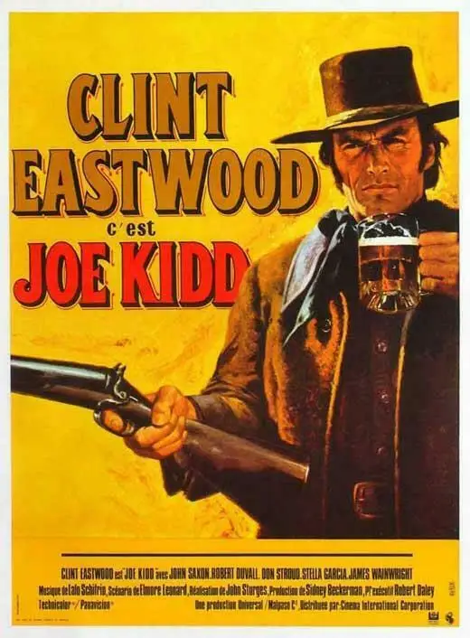 Джо Кидд Клинт Eastwood, художественный постер на холсте для украшения гостиной, домашняя Настенная картина