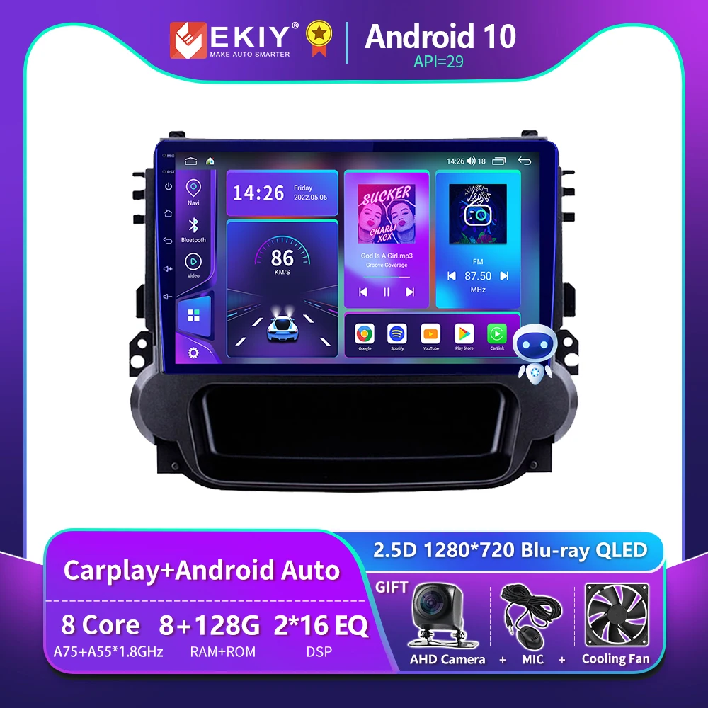 

EKIY T900 Blu-ray QLED For Chevrolet Malibu 2012 - 2015 Car Radio Multimedia Video Player Navi GPS Auto Android BT No 2 Din DVD
