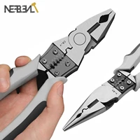 diagonal pliers for electric cablemultifuncti vice pliers puller tool strippercrimpercut heavy duty wire cutters