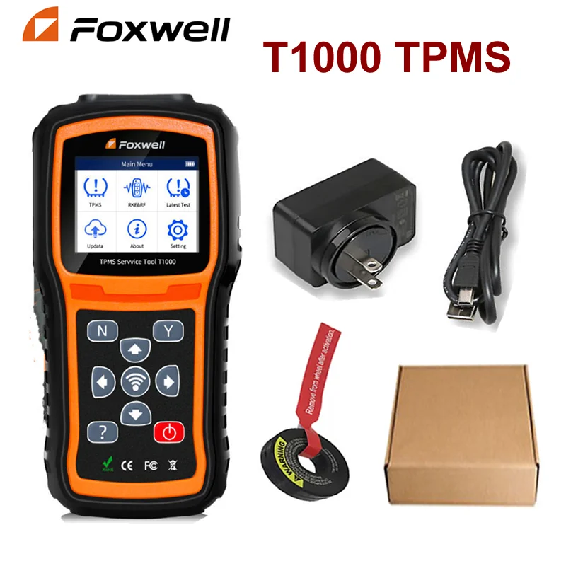 

Foxwell T1000 A+++ TPMS Trigger Tool TPM Sensor Lifetime Free Updates Online Replace Foxwell NT1001