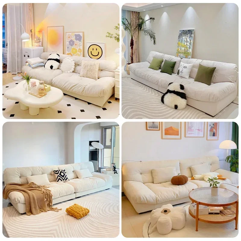 Ins Nordic Диваны для гостиной Салон Пол Гостиная Итальянский расслабляющий диван Lazy