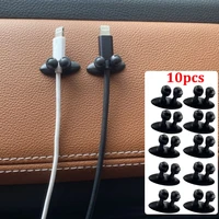 Car Dashboard Mobile Phone Cable Manager Charger Cable Line Organizer Clasp Clamp Auto Interior Accessories