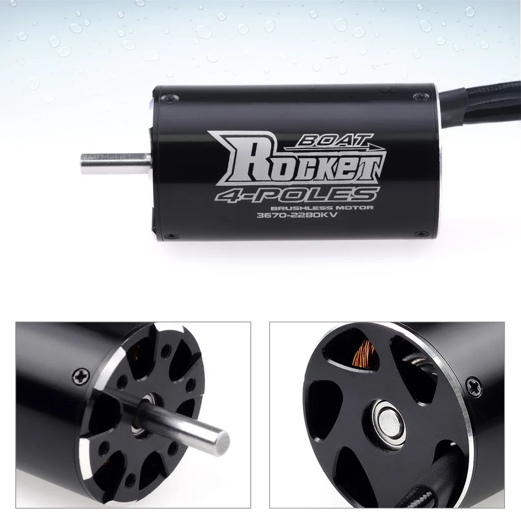 Surpass Hobby Rocket-RC 3670 2280KV 2650KV 3050KV Бесщеточный бессенсорный двигатель для радиоуправляемой лодки 800-1000 мм M41 Catamaran Spartan (art.: 3920cccf0b040) - 3920cccf0b040