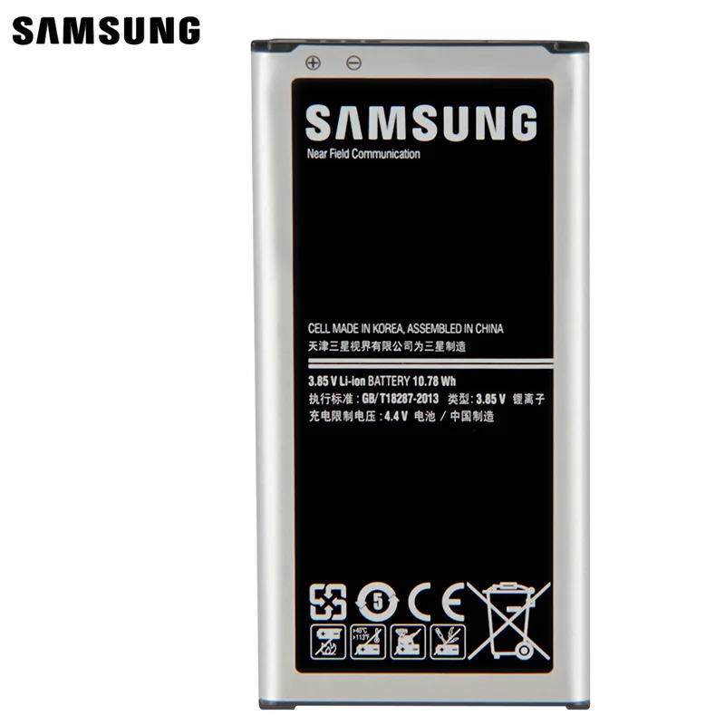 Samsung Original Replacement Battery EB-BG900BBE For Galaxy S5 G900M G9008V G900S G900F 9006V 9006W 9008W EB-BG900BBC /BBU