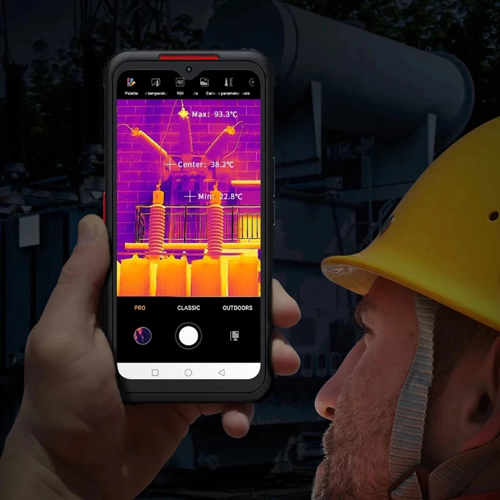 

PX1 InfiRay 5G Rugged Phone Thermal Imaging Camera 5500mAh Smartphone Night Vision Phone 8GB 256GB NFC