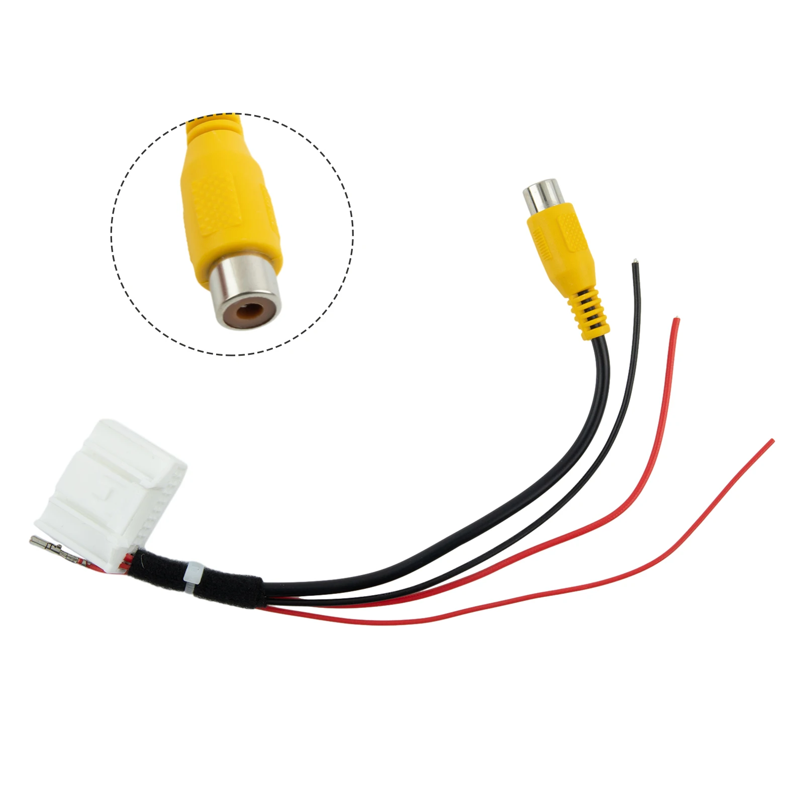

Brand New Durable For Toyota 24pin Adapter Cable Easy Installtion Harness Placement On Vehicle Rearview Backup