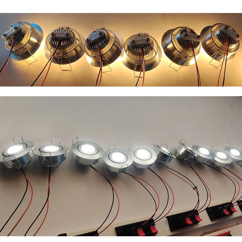 Ohlite мини-прожектор LED 3Вт 12В теплый/натуральный/холодный белый