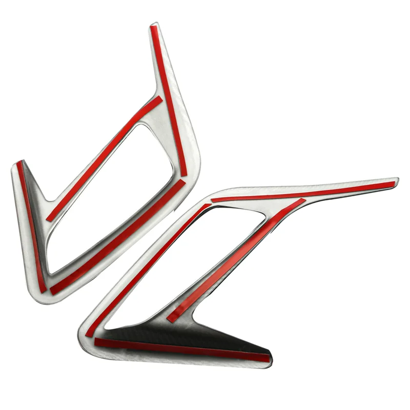 2 шт. хромированная рамка задней противотуманной фары накладка для Ford Focus MK4 Sedan