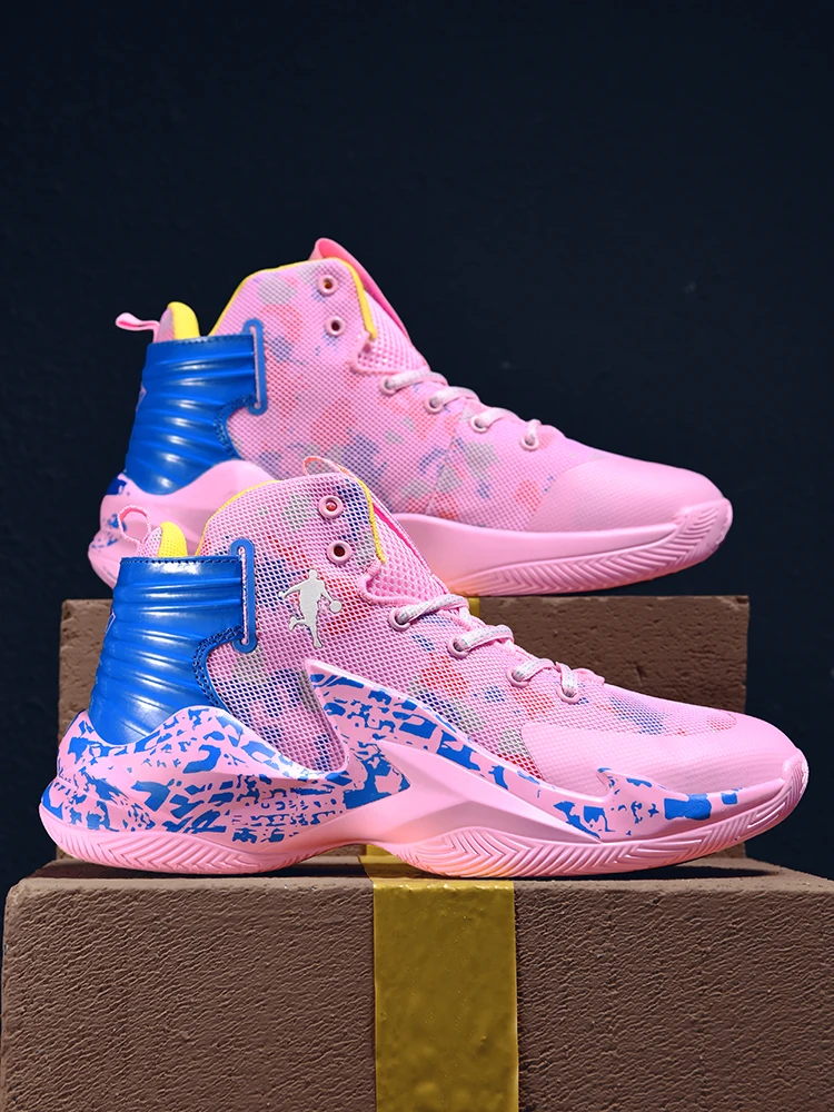 Brand Professional Men's Basketball Shoes Basketball Sneakers Anti-skid High-top Couple Breathable Man Basketball Boots