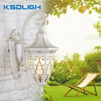 e27 retro outdoor wall lamps exquisite european style porch lights for courtyard garden villa garage patio corriord sconces