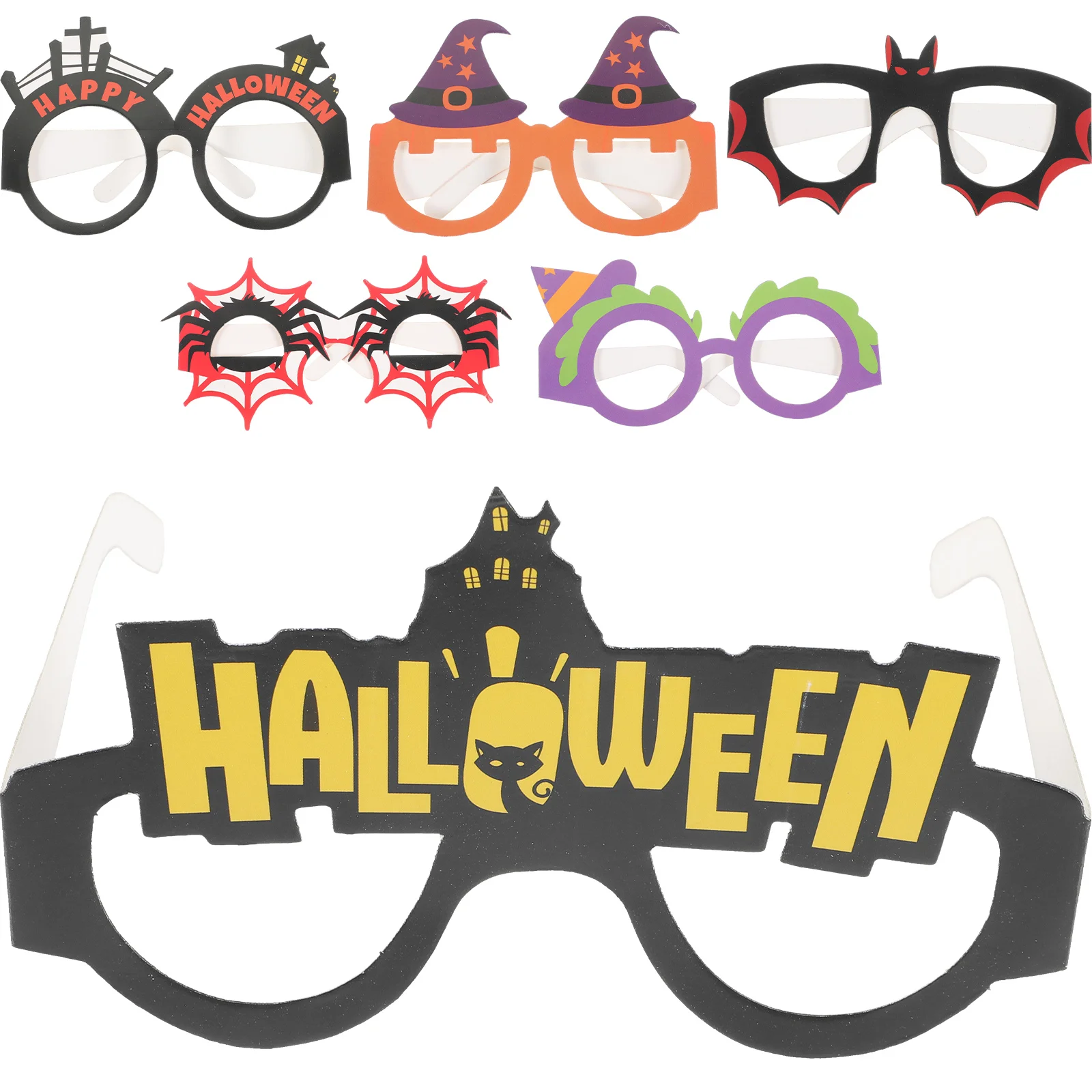 

Halloween Glasses Frames Kids Eyeglasses Photo Prop Party Favors Supplies Children